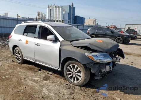 2016 Nissan Pathfinder S from USA, damaged, VIN 5N1AR2MN7GC646698